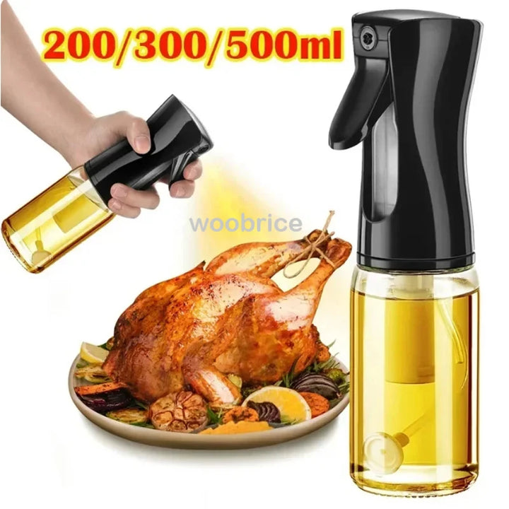 200/300ml Oil Spray Bottle BBQ Cooking Olive Oil Sprayer Kitchen Baking Spray Empty Bottle Vinegar Bottle Oil Dispenser